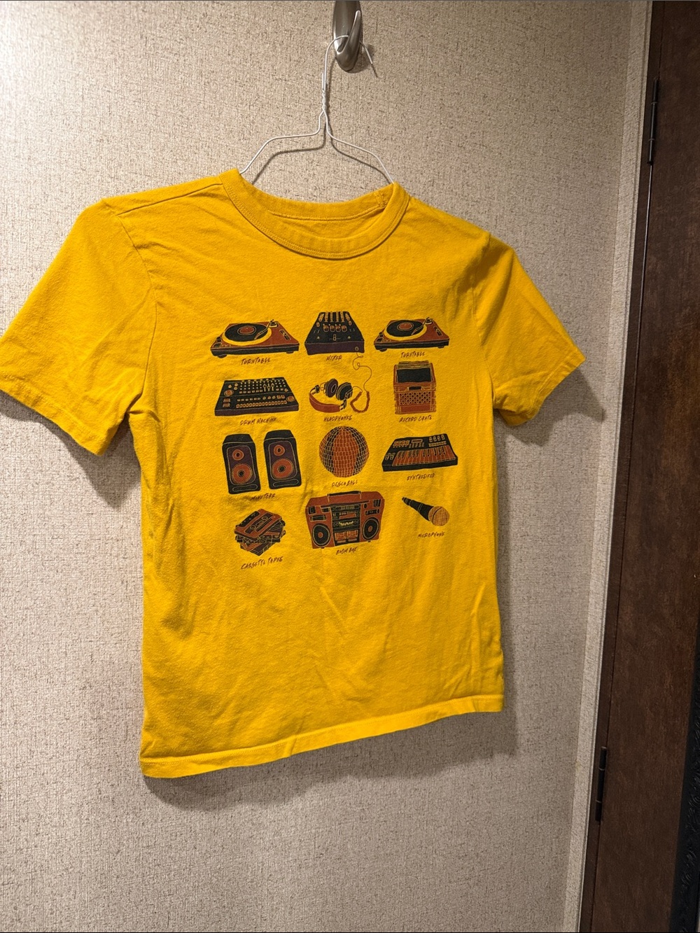 GAP Kids' Yellow Graphic Music Tee boys size XL (12)